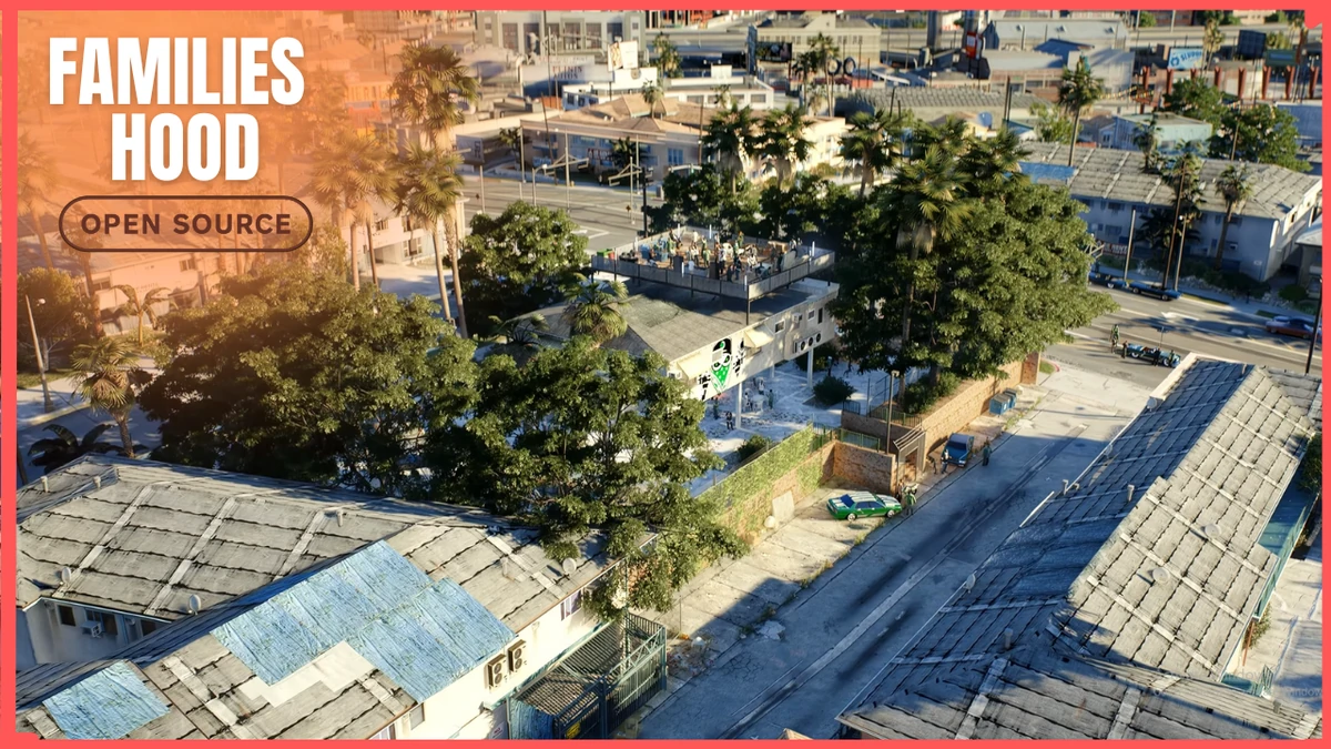 Families Hood MLO FiveM | Gang House, Weed Lab & Safehouse | Open Source